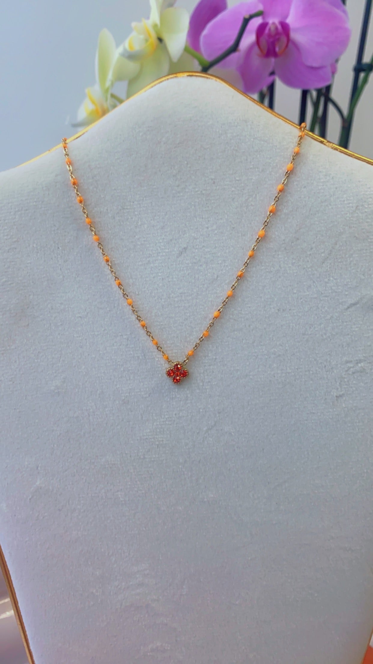 Collier - Jane orange