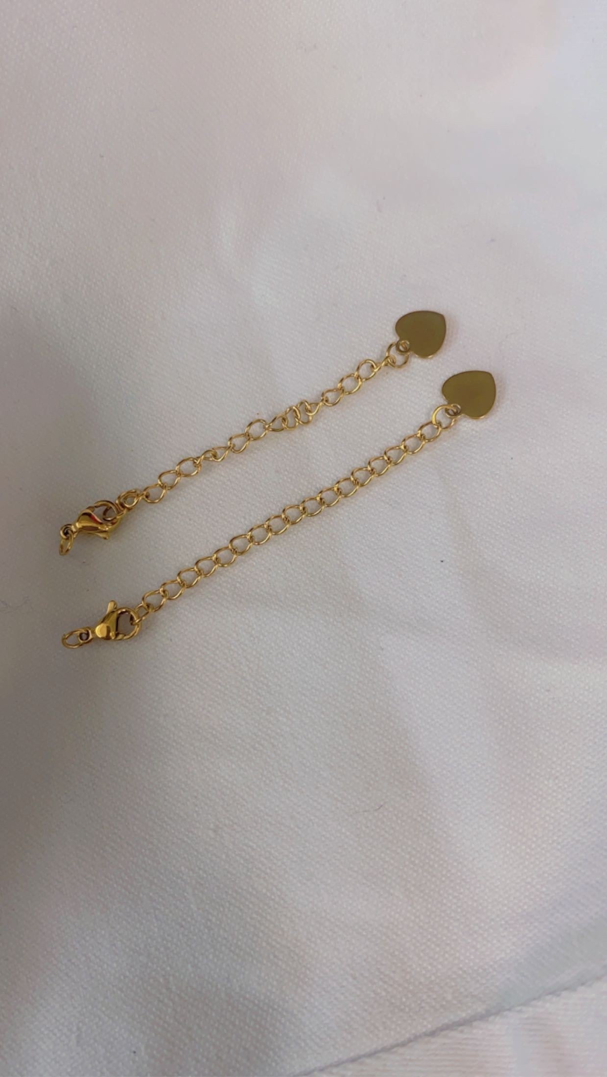 Chaine d'extension - Cœur GOLD