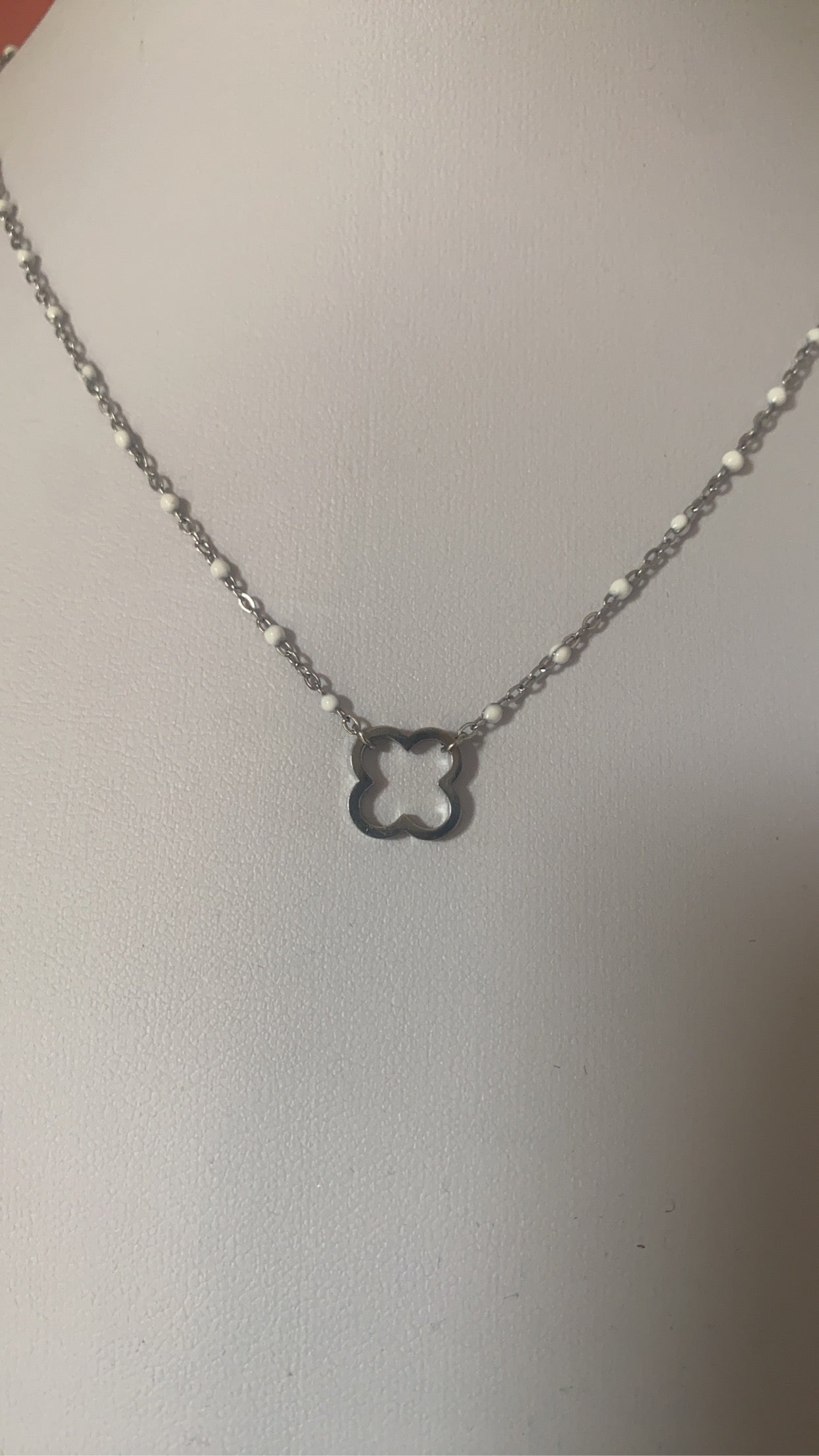 Collier - Chance argenté