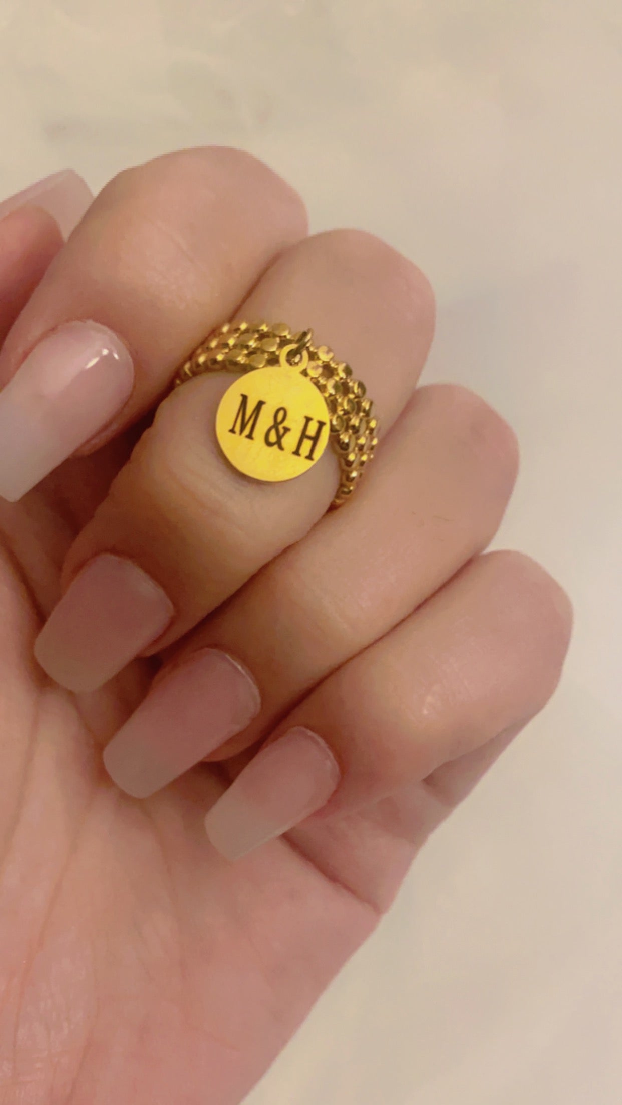 Bague gravure - JAZ