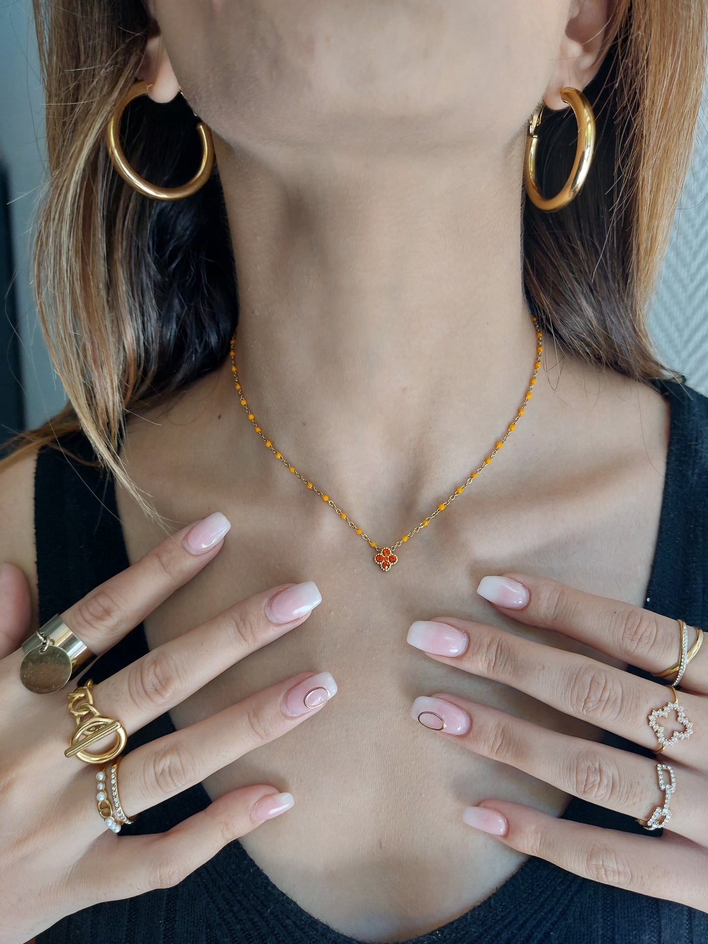 Collier - Jane orange