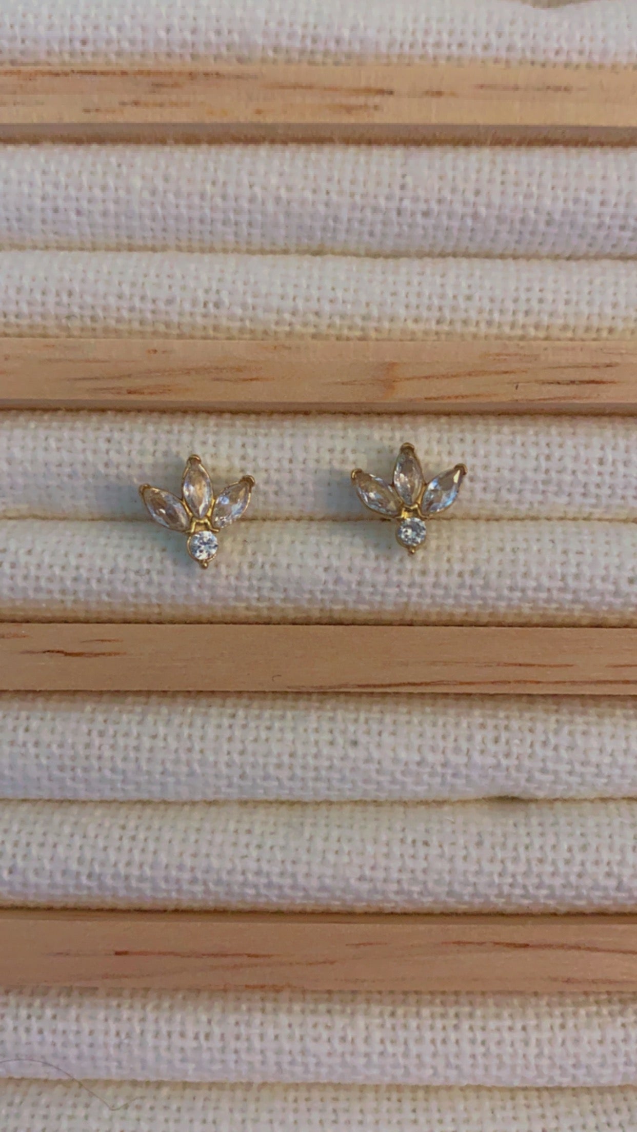 Boucle d’oreille - Lucie blanc