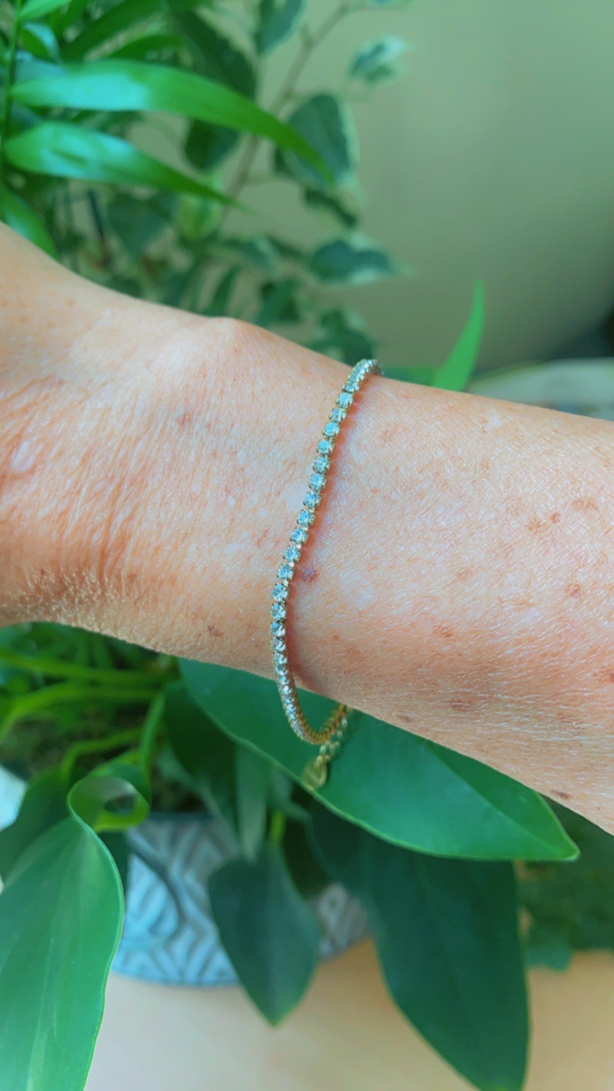 Bracelet - Tennis Gold