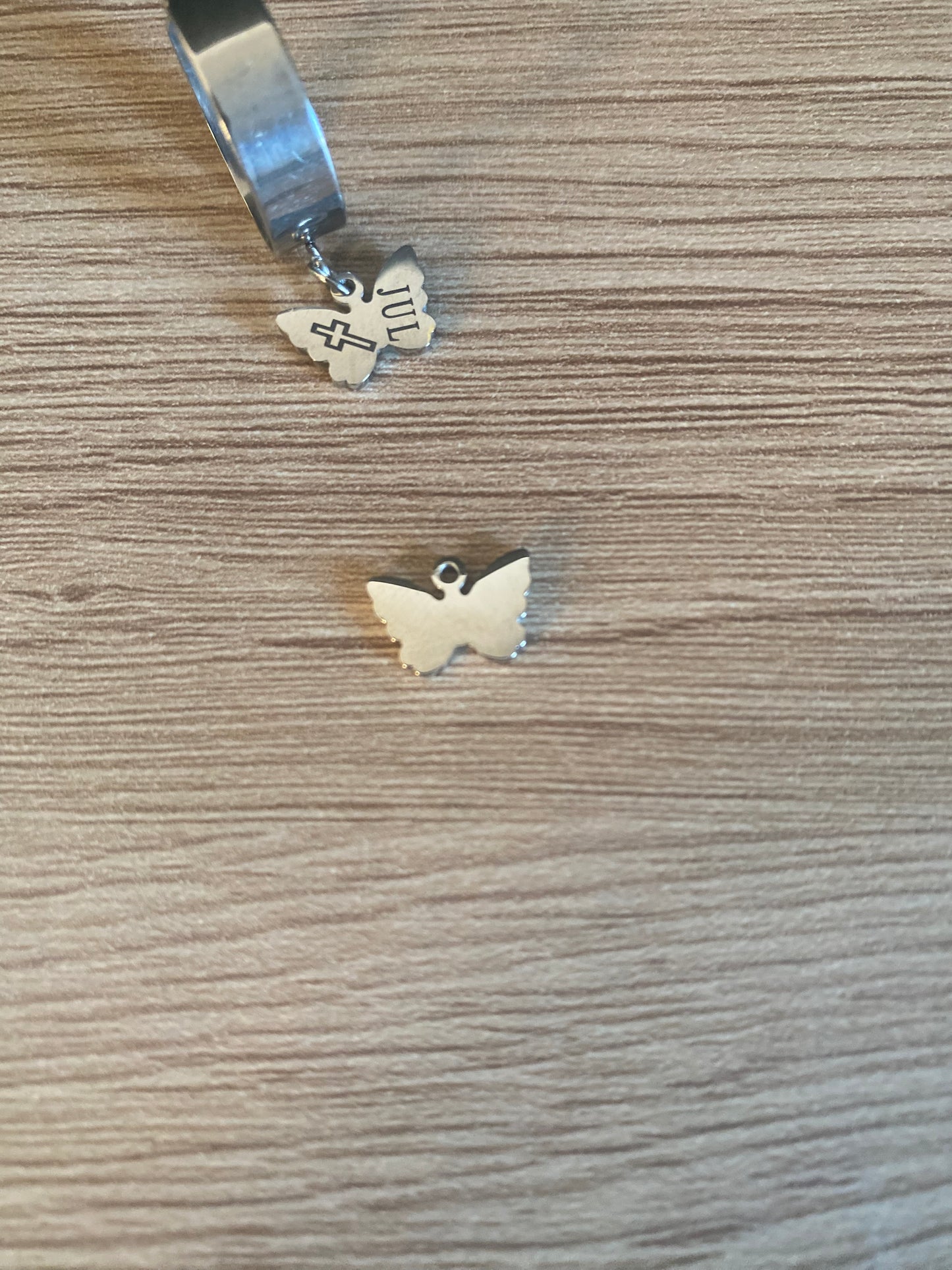 Bague gravure - Papillon