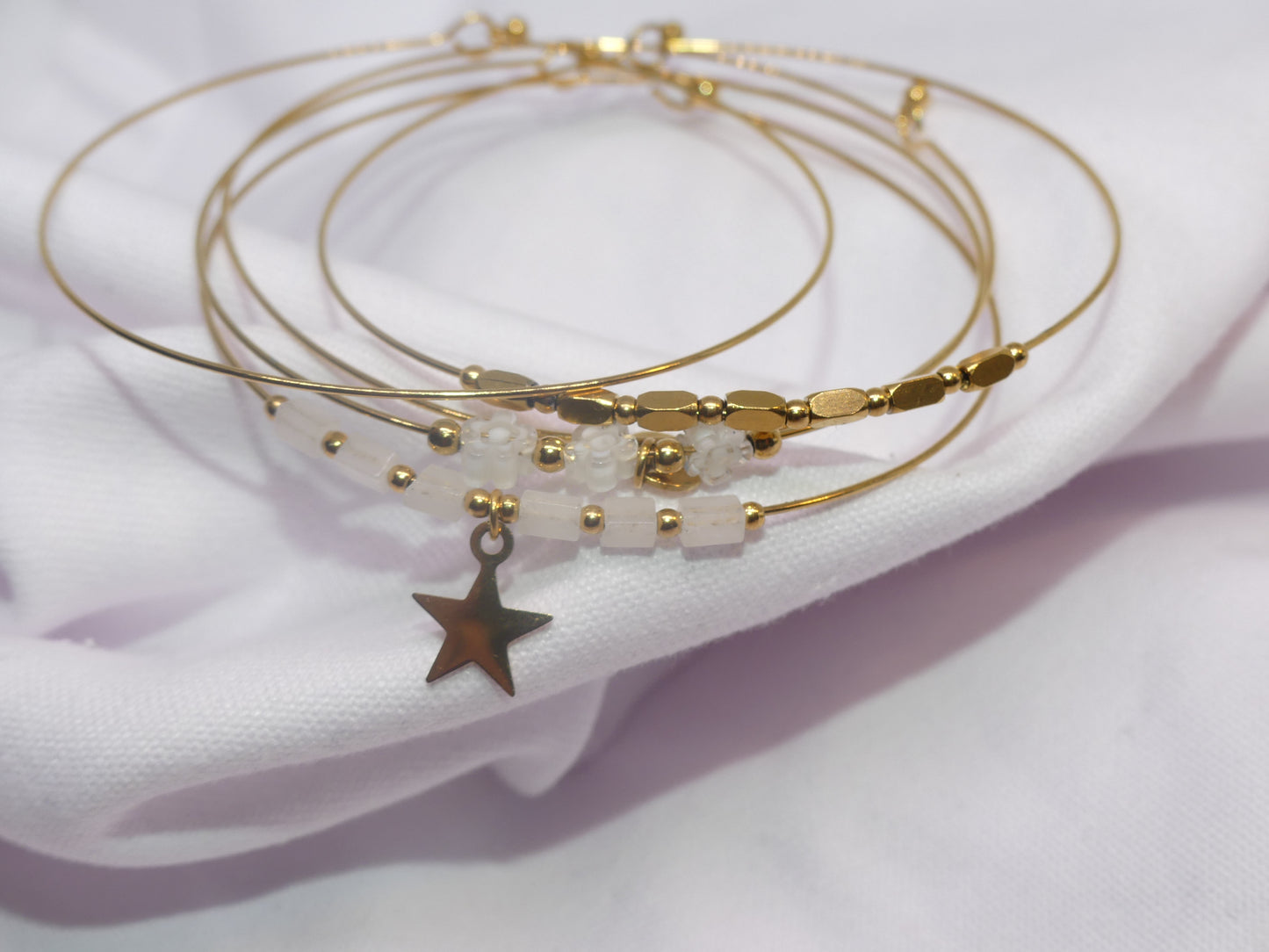 Bracelet " MILANO" BLANC