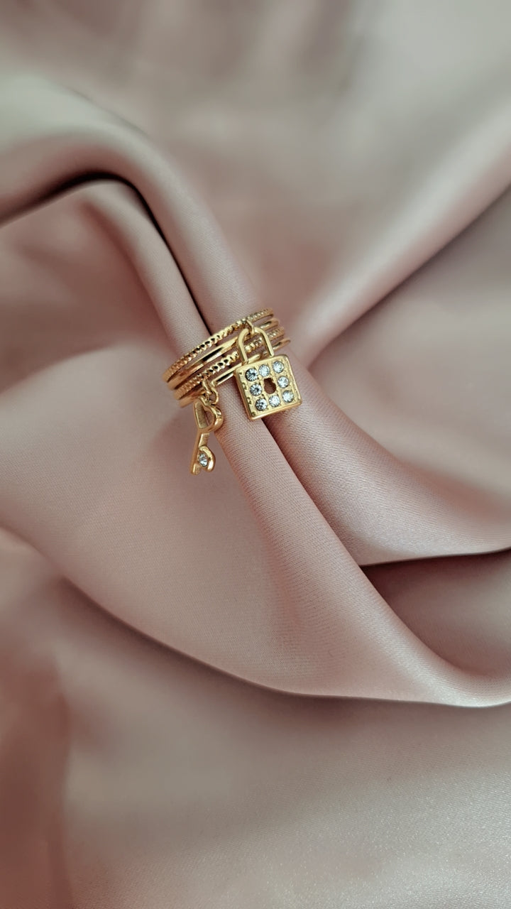Bague - passion doré