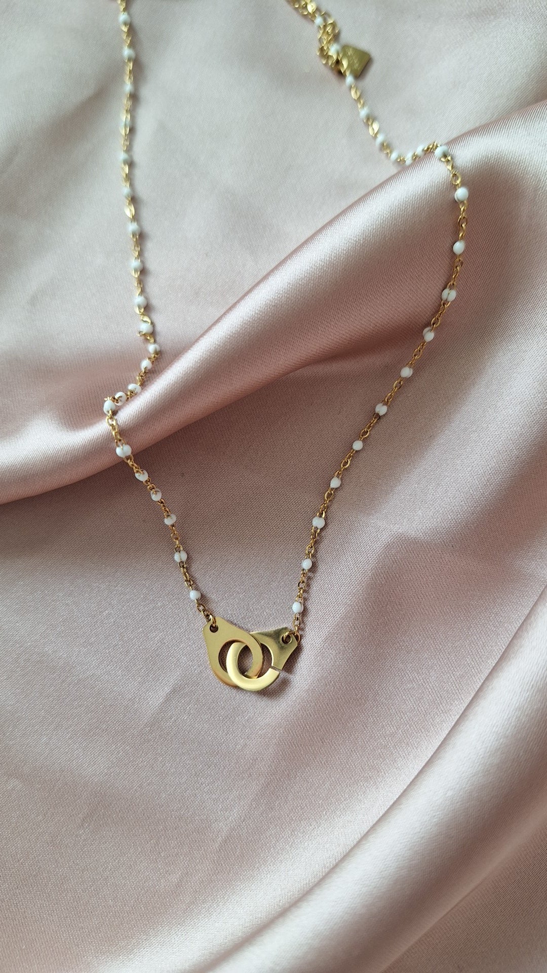 Collier - Shahinez blanc