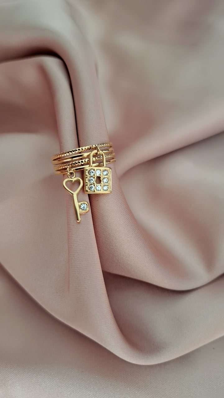 Bague - passion doré