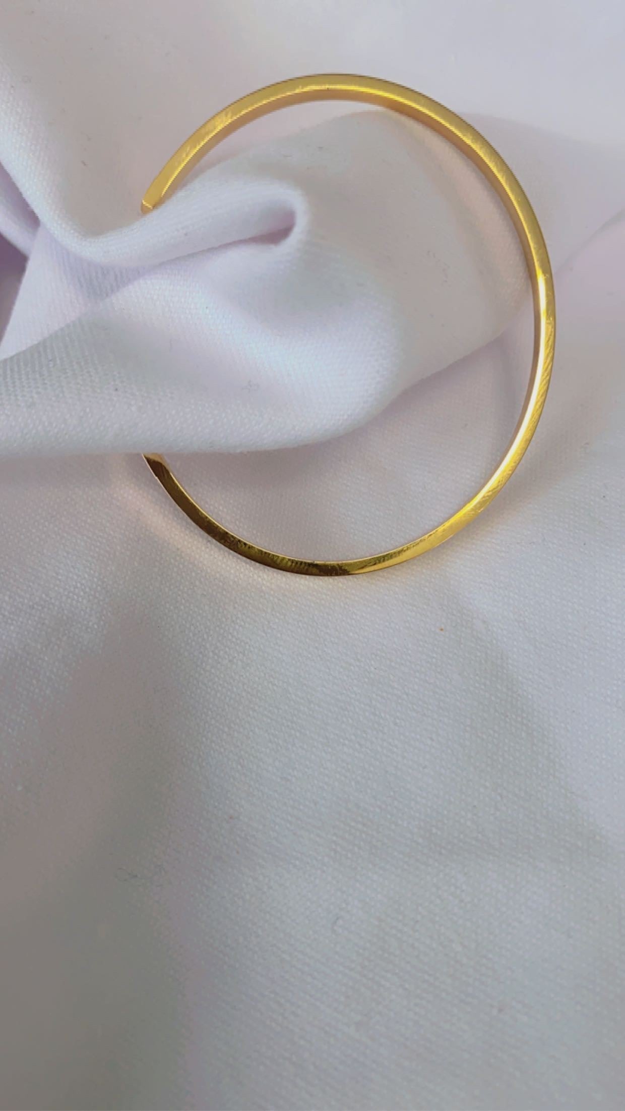 Bracelet JONC INITIAL -VICTORIA GOLD