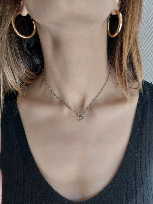 Collier - Jane violet