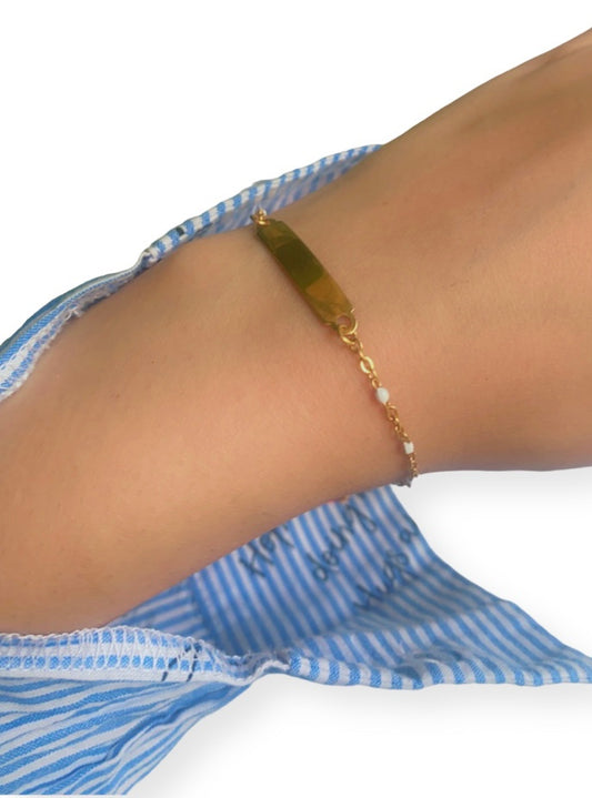 Bracelet Gravure - LINA BLANC