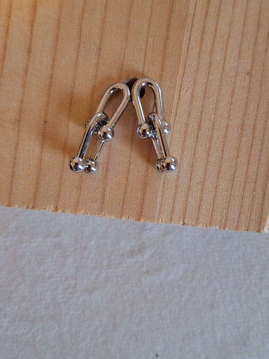 Boucle d'oreille ODE Argenté