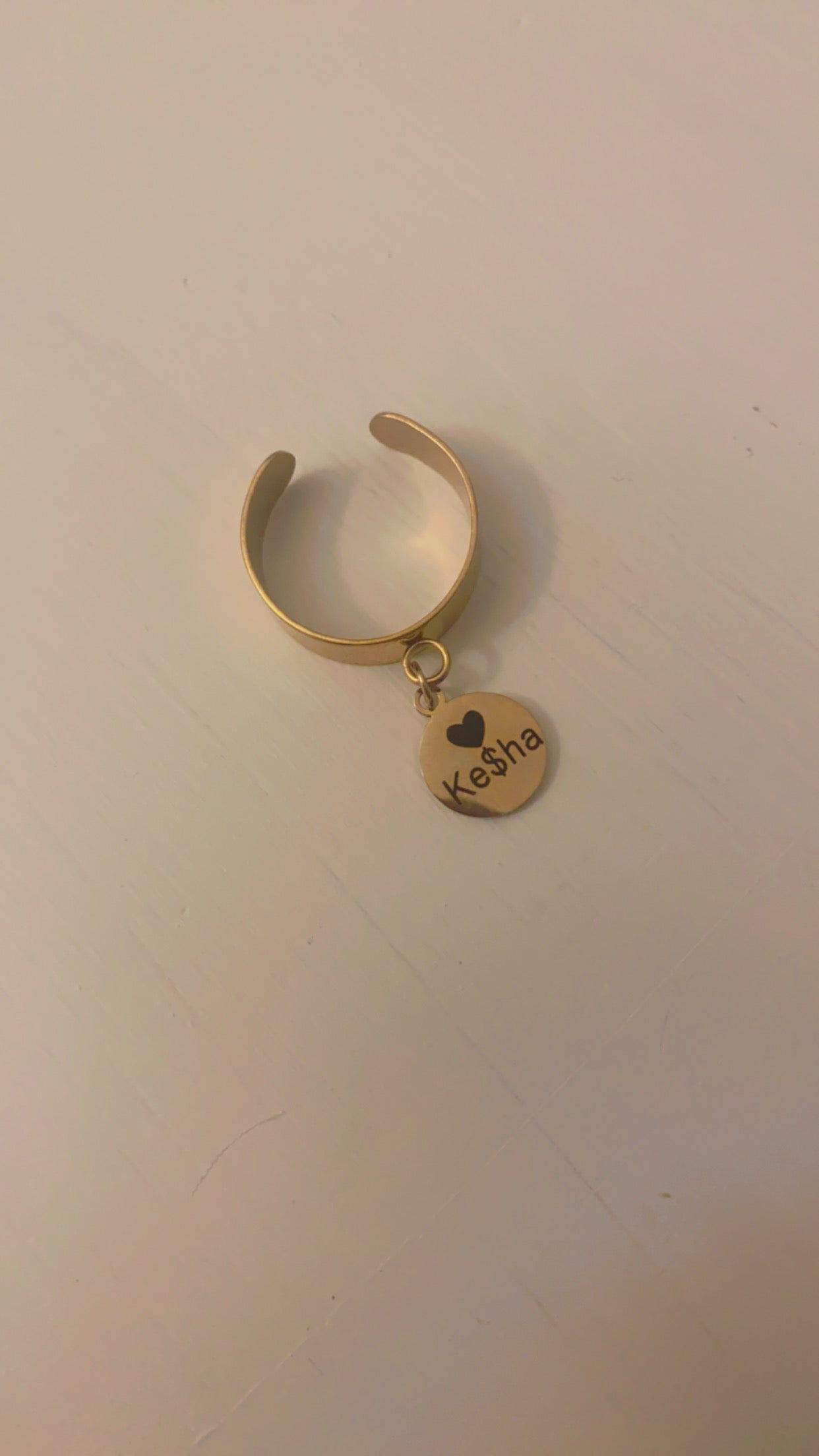 Bague gravure - Amandine GOLD