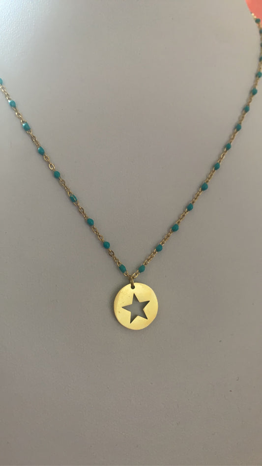 Collier - Nargisse bleu