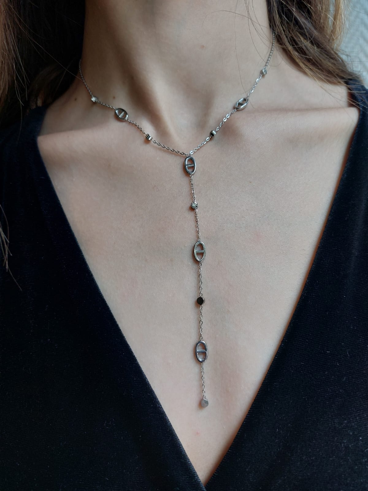 Collier - Coralie argenté