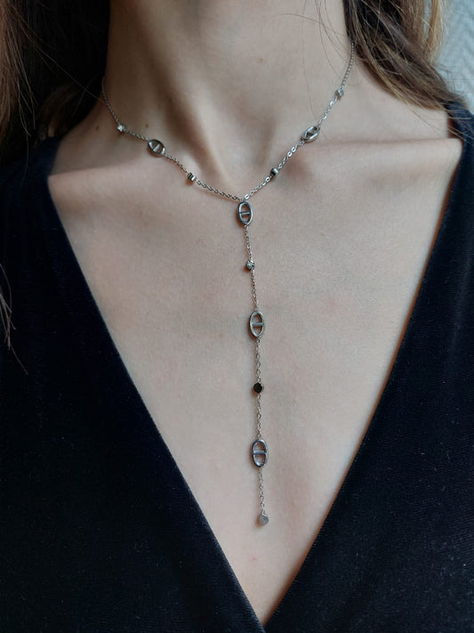 Collier - Coralie argenté