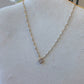 Collier - Jane blanc