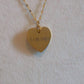 Collier Médaillon à graver - COEUR
