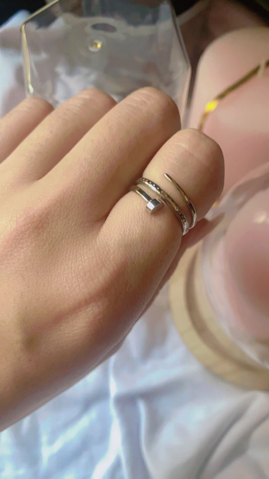 BAGUE - Double CLOU