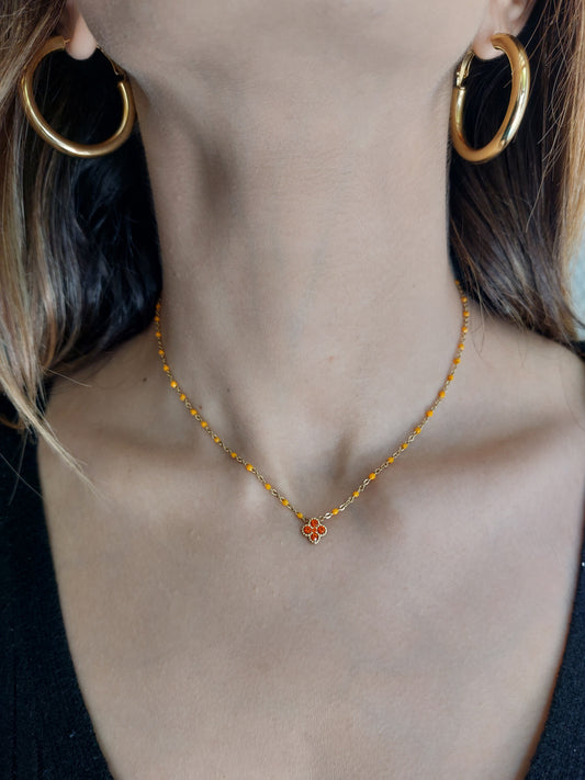 Collier - Jane orange