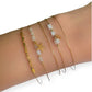 Bracelet " MILANO" BLANC