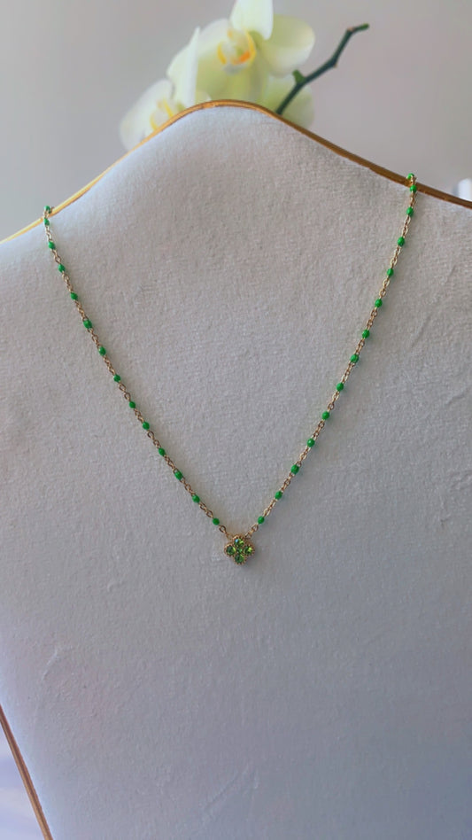 Collier - Jane vert
