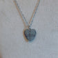 Collier Médaillon à graver - COEUR SILVER