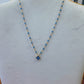 Collier - Jane bleu