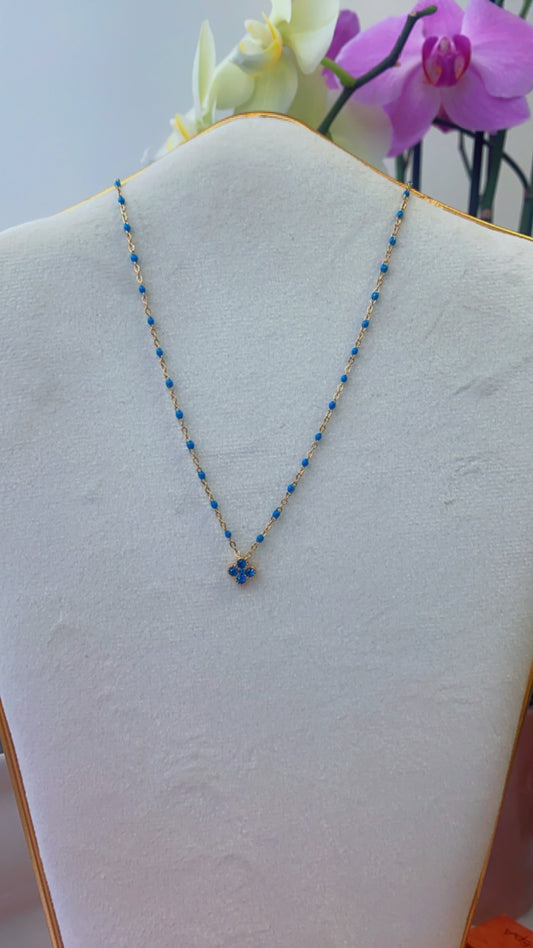 Collier - Jane bleu