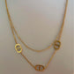Stainless steel GORI necklace