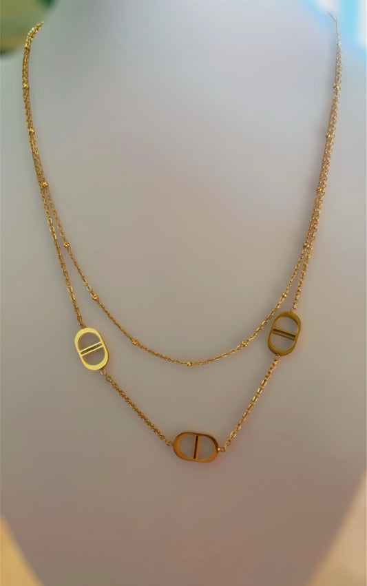 Stainless steel GORI necklace