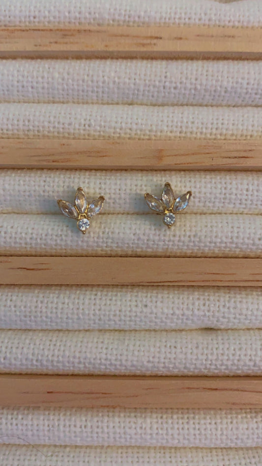 Boucle d’oreille - Lucie blanc