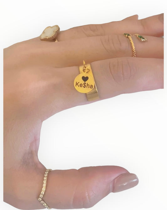 Bague gravure - Amandine GOLD