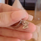 Bague gravure  - Papillon