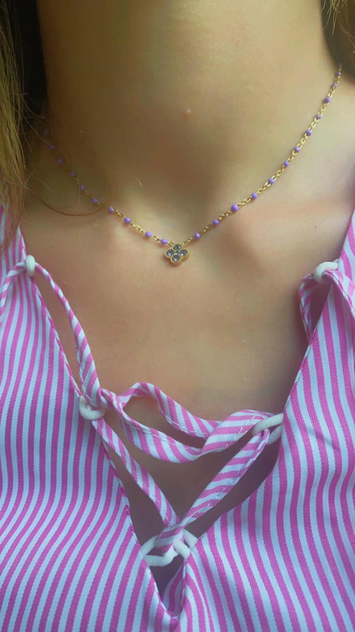 Collier - Jane violet