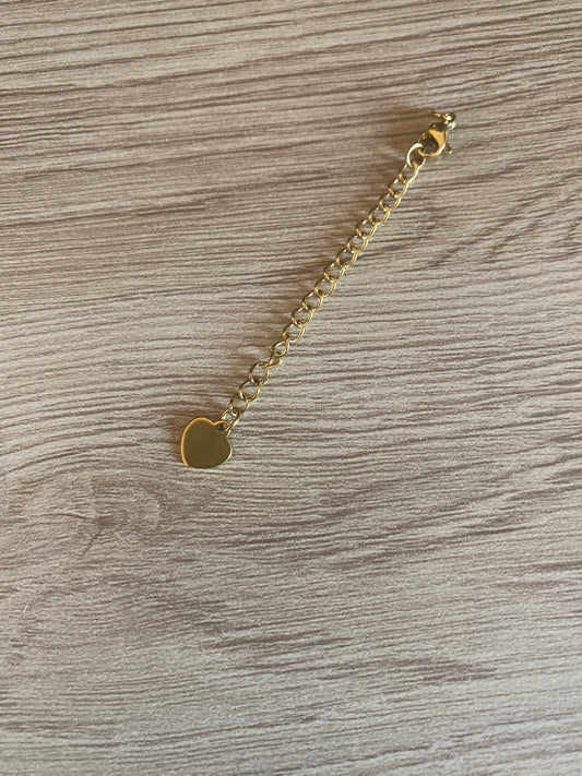 Chaine d'extension - Cœur GOLD