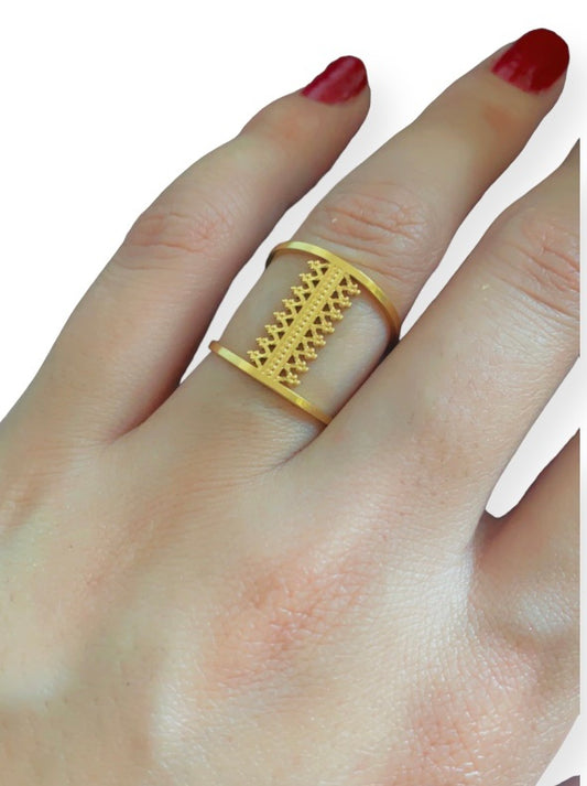 Bague - “Casablanca” doré