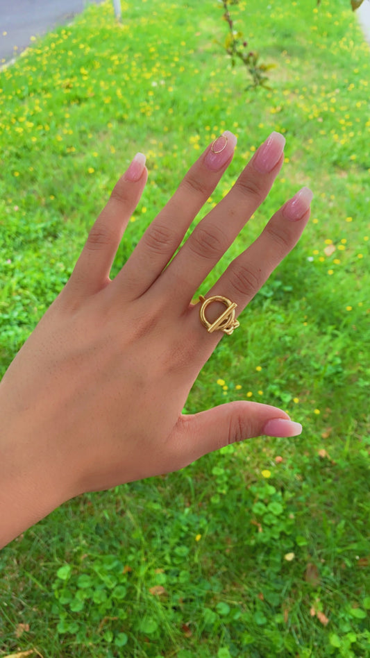 Bague - Alba doré