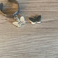 Bague gravure  - Papillon