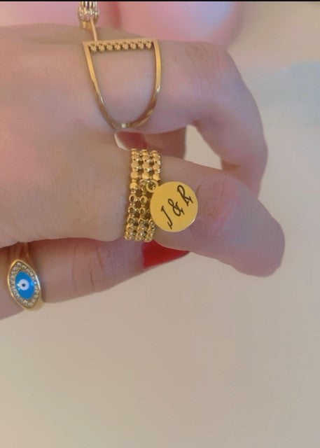 Bague gravure - JAZ