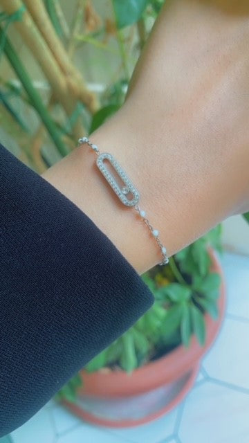 Bracelet -  AMIRA Argenté