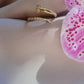 Clou ring in gold-tone stainless steel